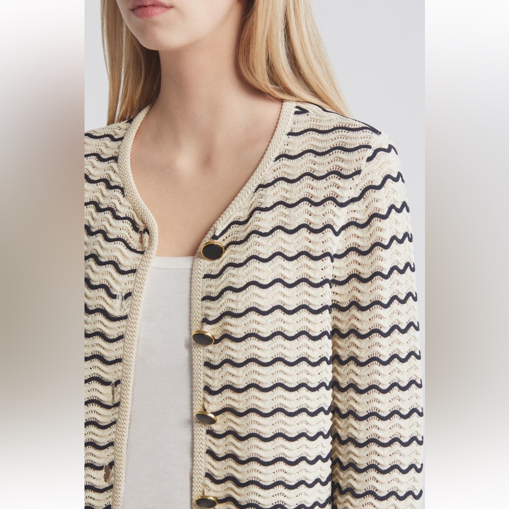 Rag & Bone Elisa Stripe Cardigan (EUC)